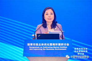 马彬专职副会长出席培育市场主体优化营商环境研讨会